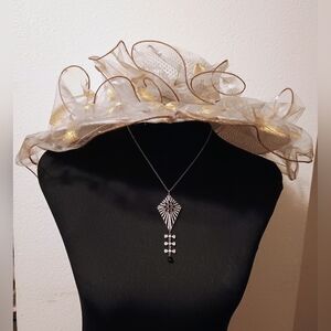 Women's Silver Style Accented Hat